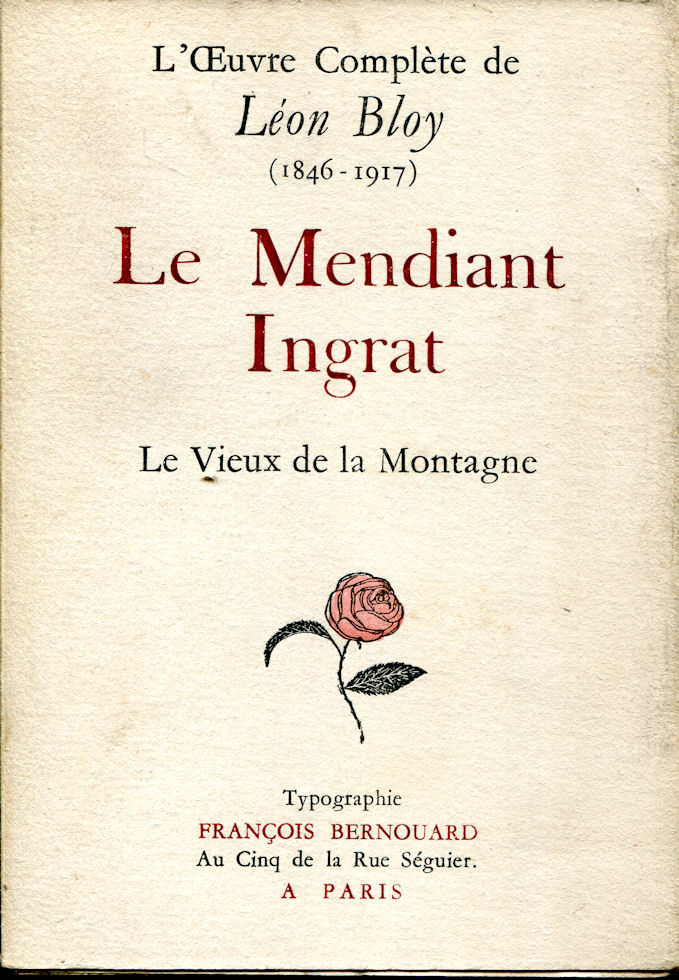 Mendiant ingrat (Le) -  Le Vieux de la Montagne, par Léon Bloy