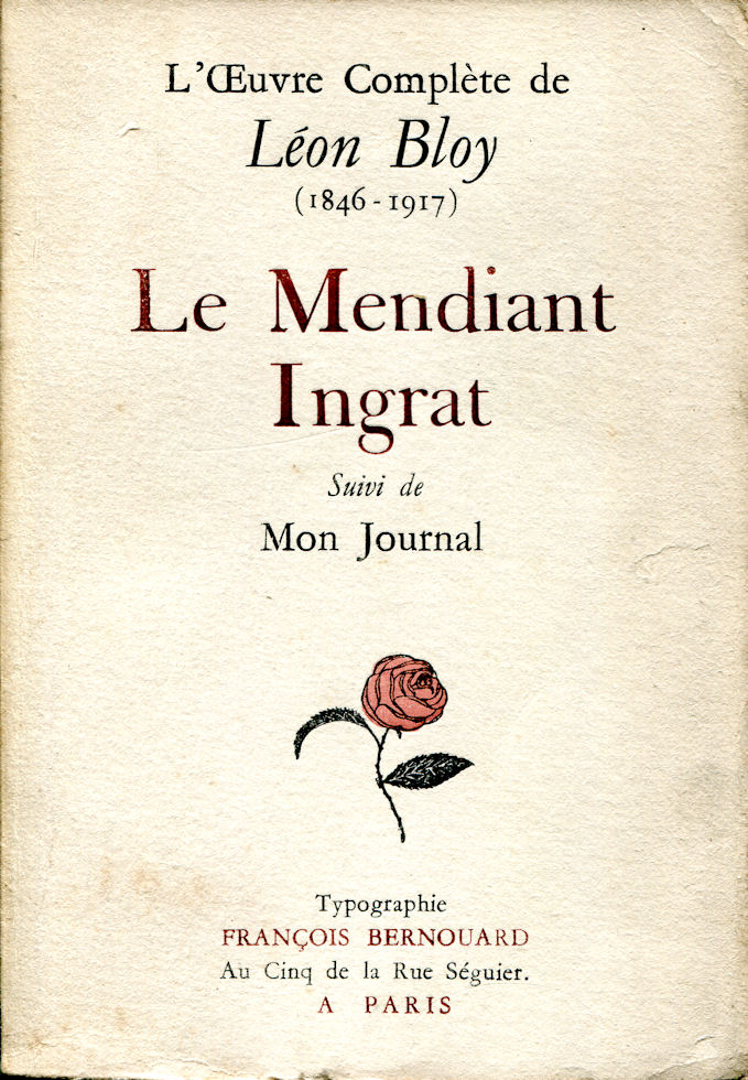 Mendiant ingrat (Le), par Léon Bloy