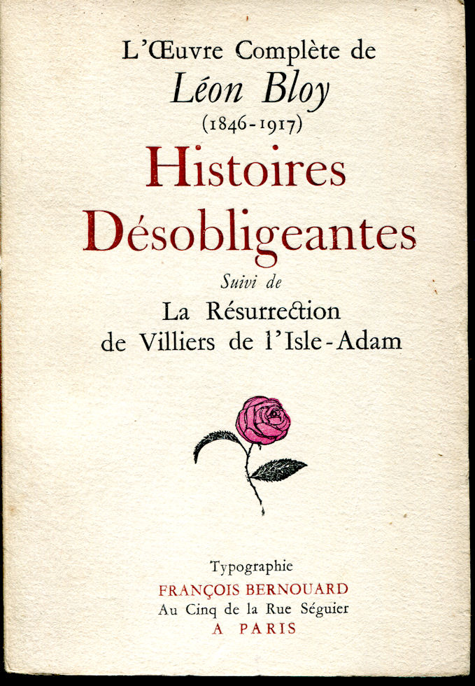 images Histoires désobligeantes, par Léon Bloy – Image 1