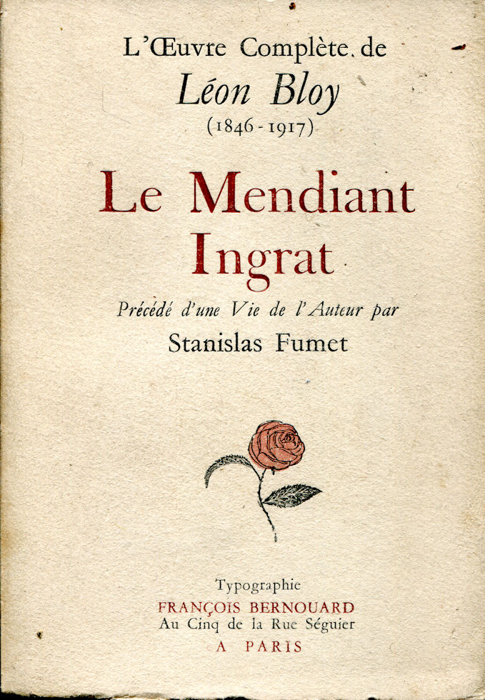 Mendiant ingrat (Le), par Léon Bloy