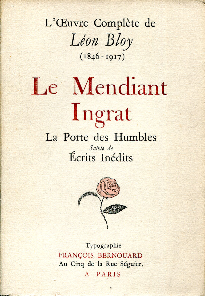 Mendiant ingrat (Le) - La Porte des Humbles, par Léon Bloy