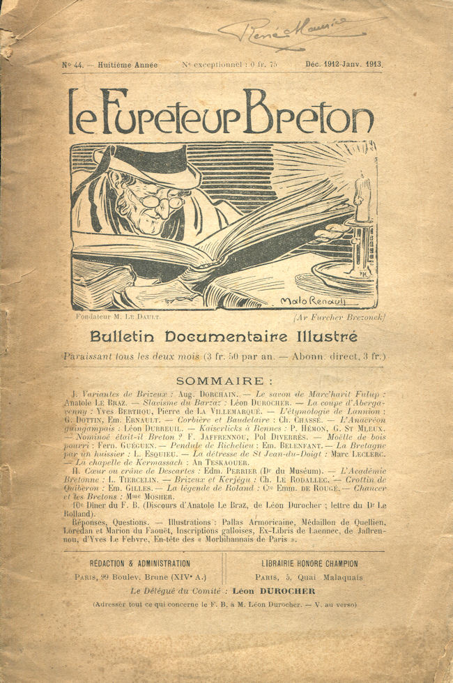 images Fureteur breton (Le) - Décembre 1912 - Janvier 1913 - n°44 – Image 1