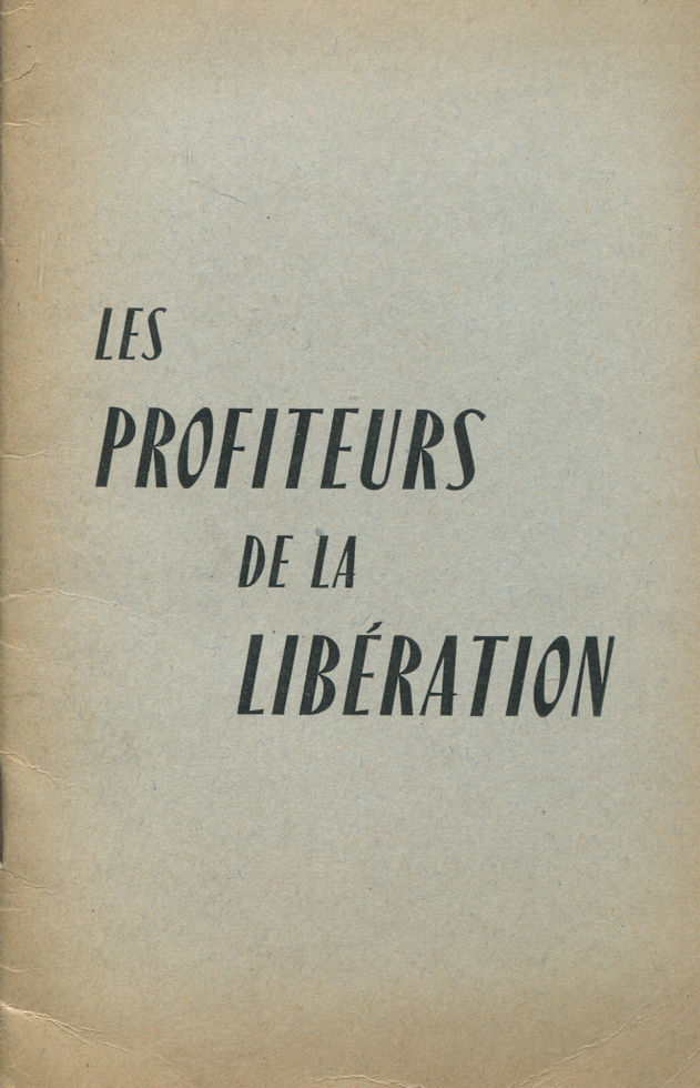 Profiteurs de la Libération (Les), par E. Kérambrun