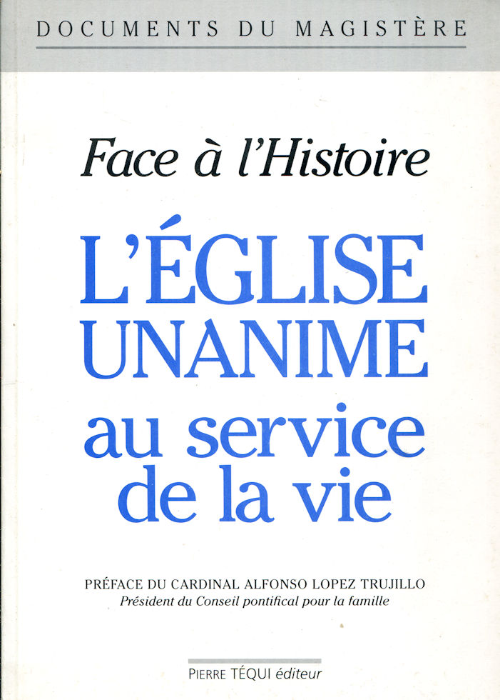 images Eglise unanime au service de la Vie (L') - Face à l'histoire – Image 1