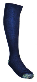 Chaussettes pointes et talons renforcées fil Kevlar® - Bleu