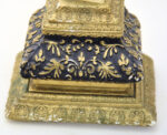 Superbe crucifix à dorure et découpe de métal - Style Napoléon III – Image 4