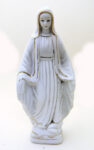 Statue de la Sainte Vierge Marie en porcelaine ancienne