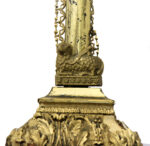 Crucifix de style Napoléon III dorure et métal découpé - A restaurer – Image 4