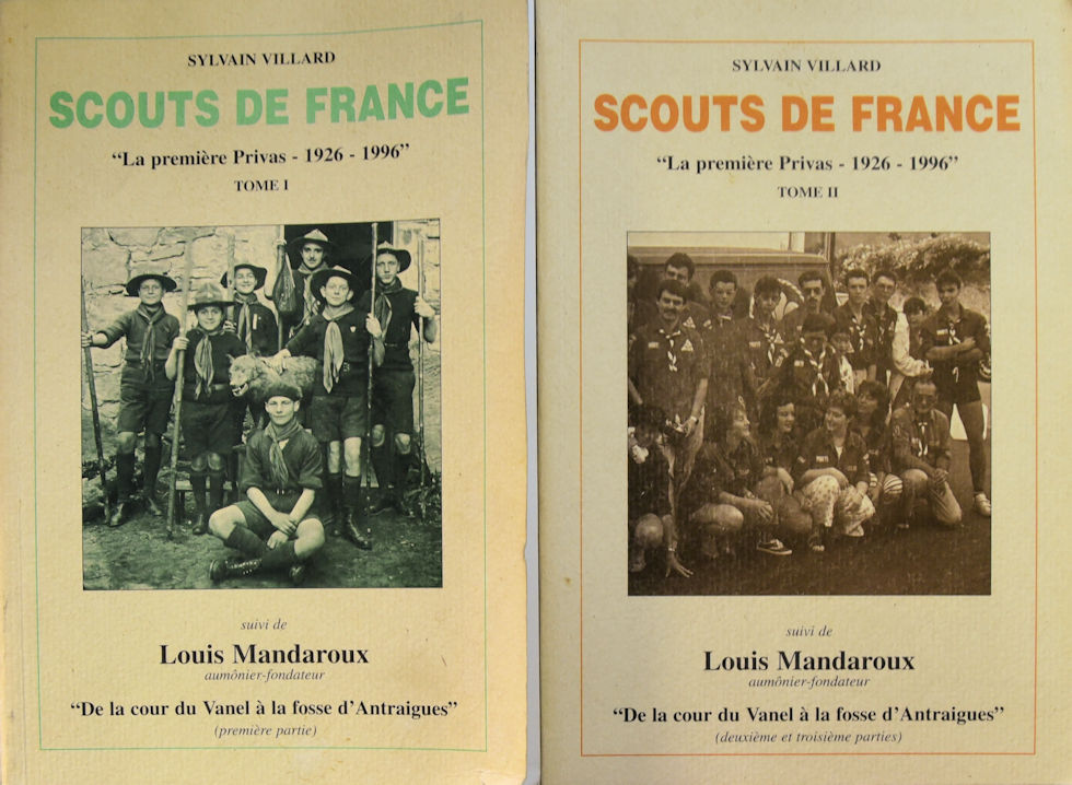 7685_sdf_privas_2_vol_01 Scouts de France - La 1ère Privas : 1926-1996, par S. Villard. 2 vol – Image 1