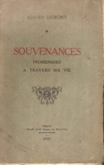 Souvenances promenades à travers ma vie, par Adrien Demont