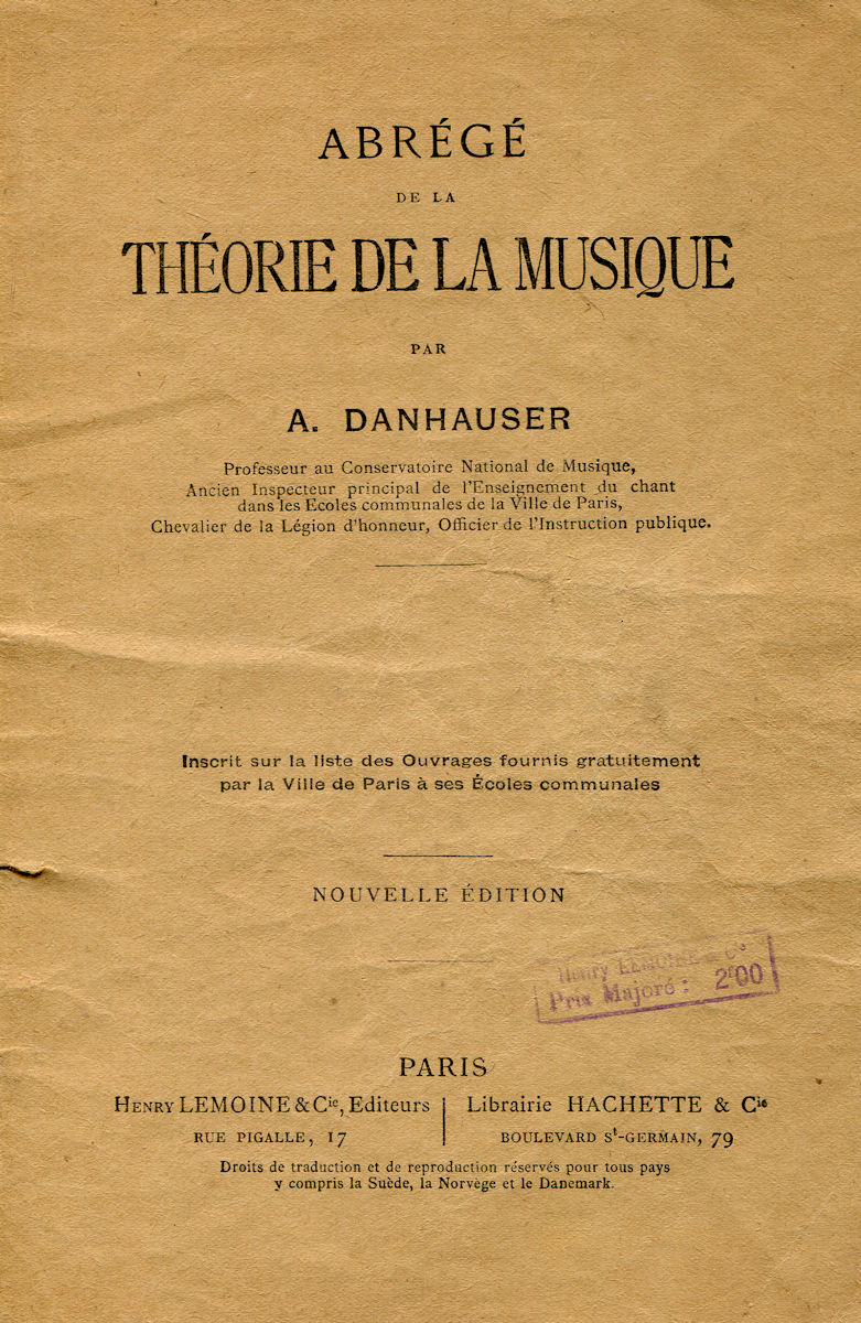 7028_abrege Abrégé de la théorie de la musique, par A. Danhauser – Image 1