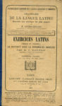 Exercices latins - Thèmes et versions, par . P. Mailfait