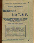 Initiation à la T. S. F., par Baudry de Saunier