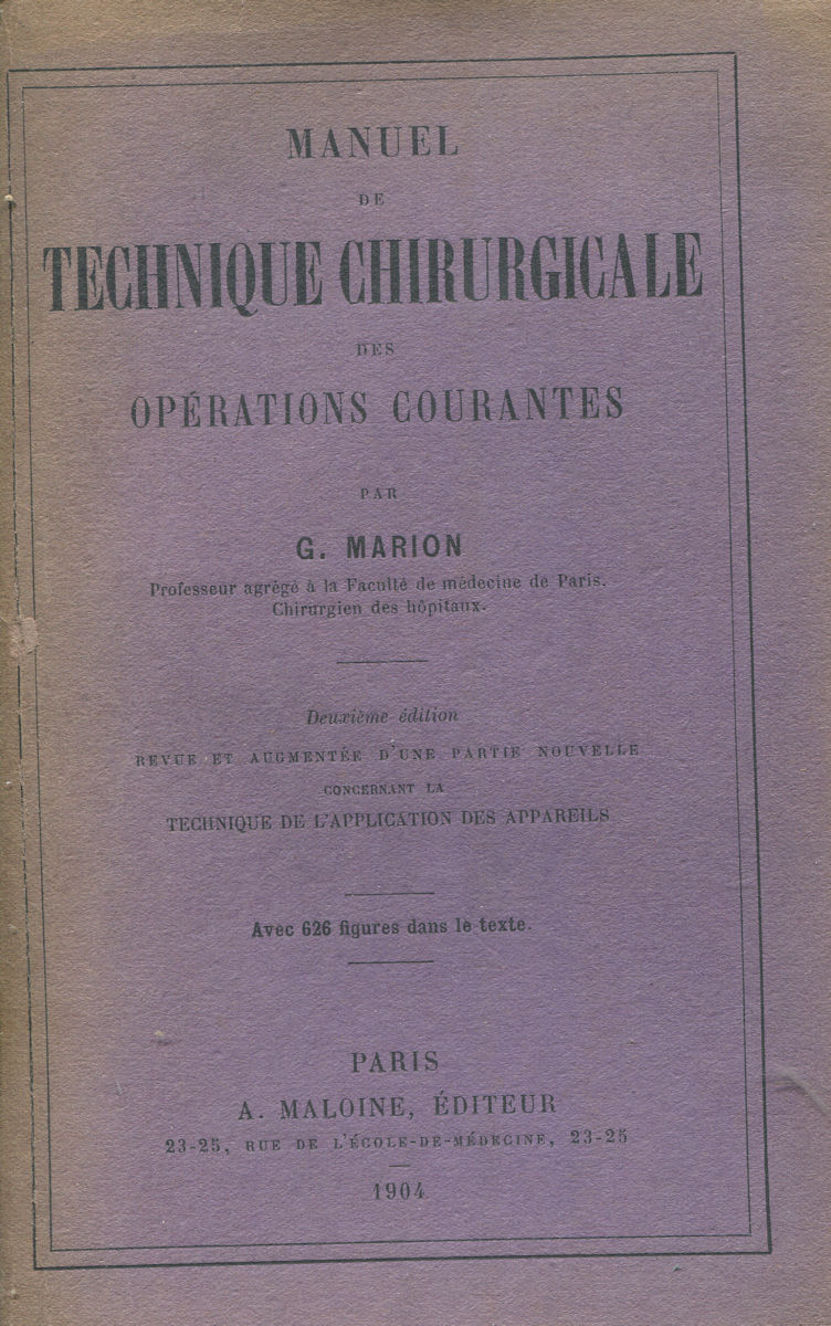 7124_manuel Manuel de technique chirurgicale des opérations courantes – Image 1