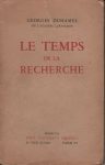 Temps de la recherche (Le), par Georges Duhamel