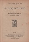 Roquevillard (Les), par Henry Bordeaux
