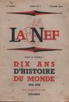 Nef (La) : dix ans d'histoire du monde - 1944-1954