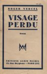 Visage perdu, par Roger Vercel - 1953
