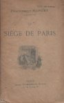 Siège de Paris (Le), par Francisque Sarcey