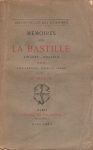 Mémoires sur la Bastille, par Linguet et Dusaulx