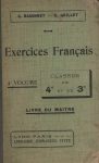 Exercices de Français, par G. Baconnet et C. Grillet