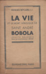 Vie et la mort héroïque de St André Bobola (La)