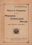 Manuel de préparation à la Première Communion privée