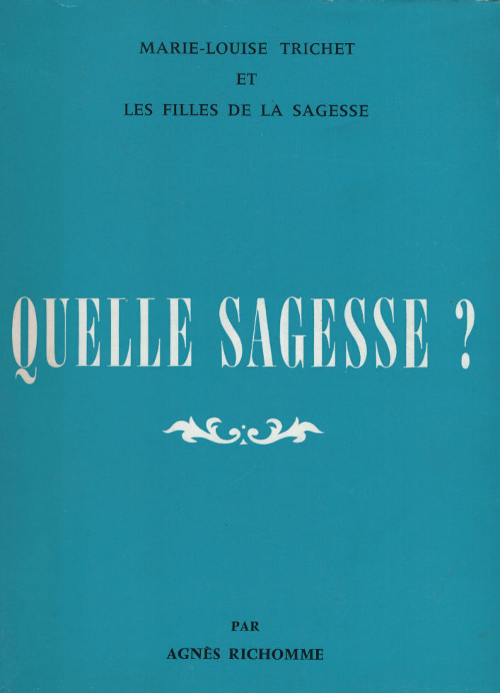 7560_sagesse Quelle sagesse ? par Agnès Richomme - 1971 – Image 1