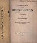Notes et documents sur les prieurés grandmontains, M. Lecomte