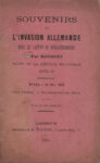 Souvenirs de l'invasion allemande dans Bourgtheroulde, Bouquet