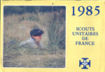 Calendrier Scout 1985 - Scouts Unitaires de France