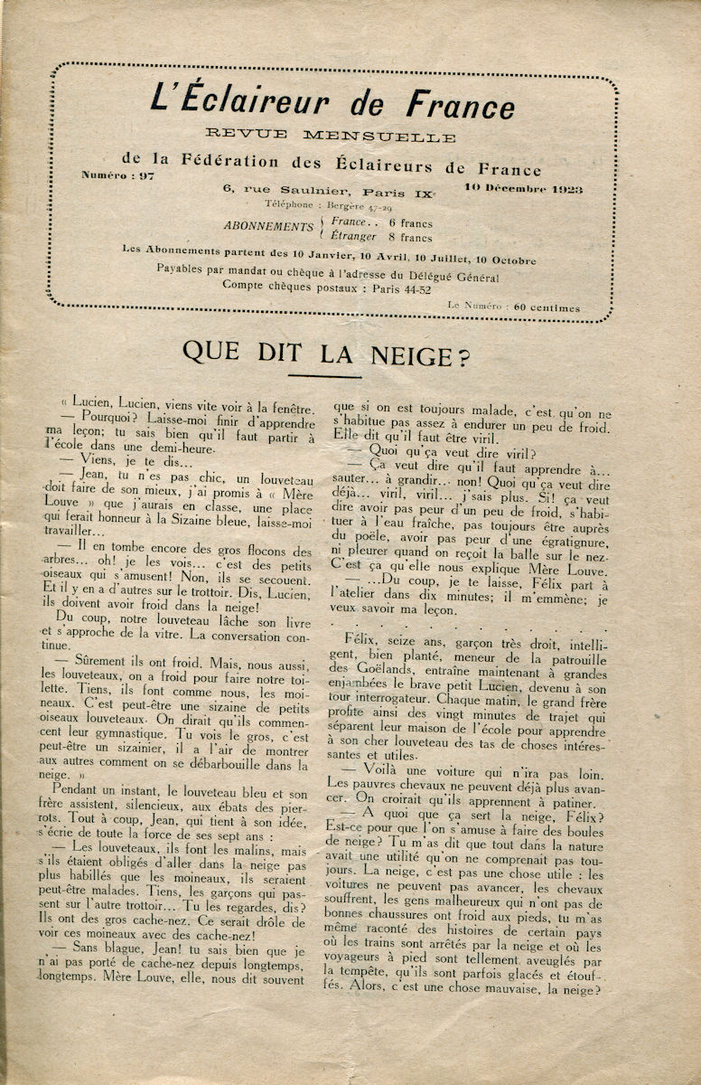 ac_6503_eclaireur L'éclaireur de France - 10 Décembre 1923 – Image 1