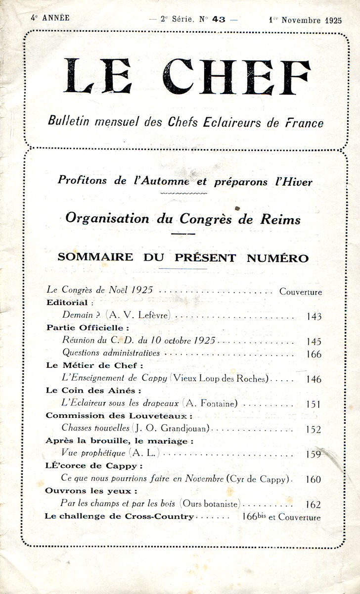 ac_6566_le_chef Le Chef : 1er Novembre 1925 - n°43 – Image 1