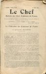 Le Chef : 30 mai 1922 - n°3