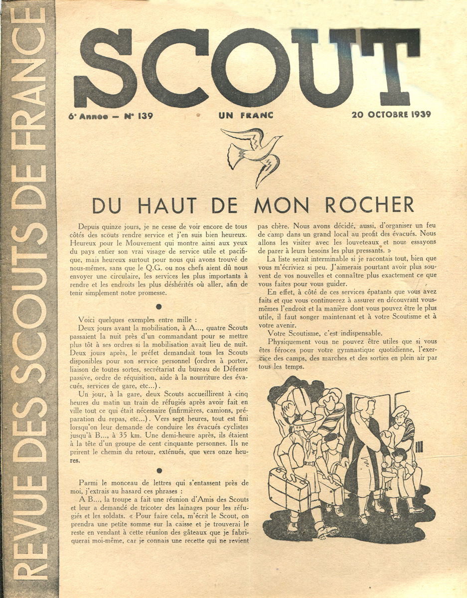 ac_6603_scout Scout : 20 octobre 1939 - n°139 - 6e année – Image 1