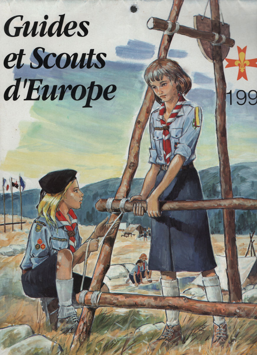 ac_6647 Guides et Scouts d'Europe - Calendrier 1991 – Image 1