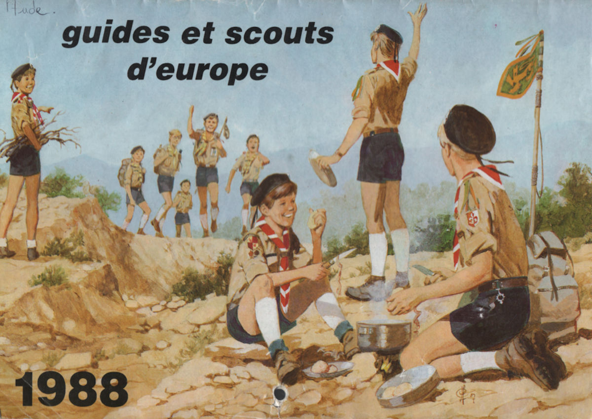 ac_6649 Guides et Scouts d'Europe - Calendrier 1988 – Image 1