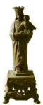 Vierge à l'Enfant en régule - Hauteur : 142 mm