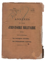 Annexes du cours d'Histoire Militaire III - 1906-1907