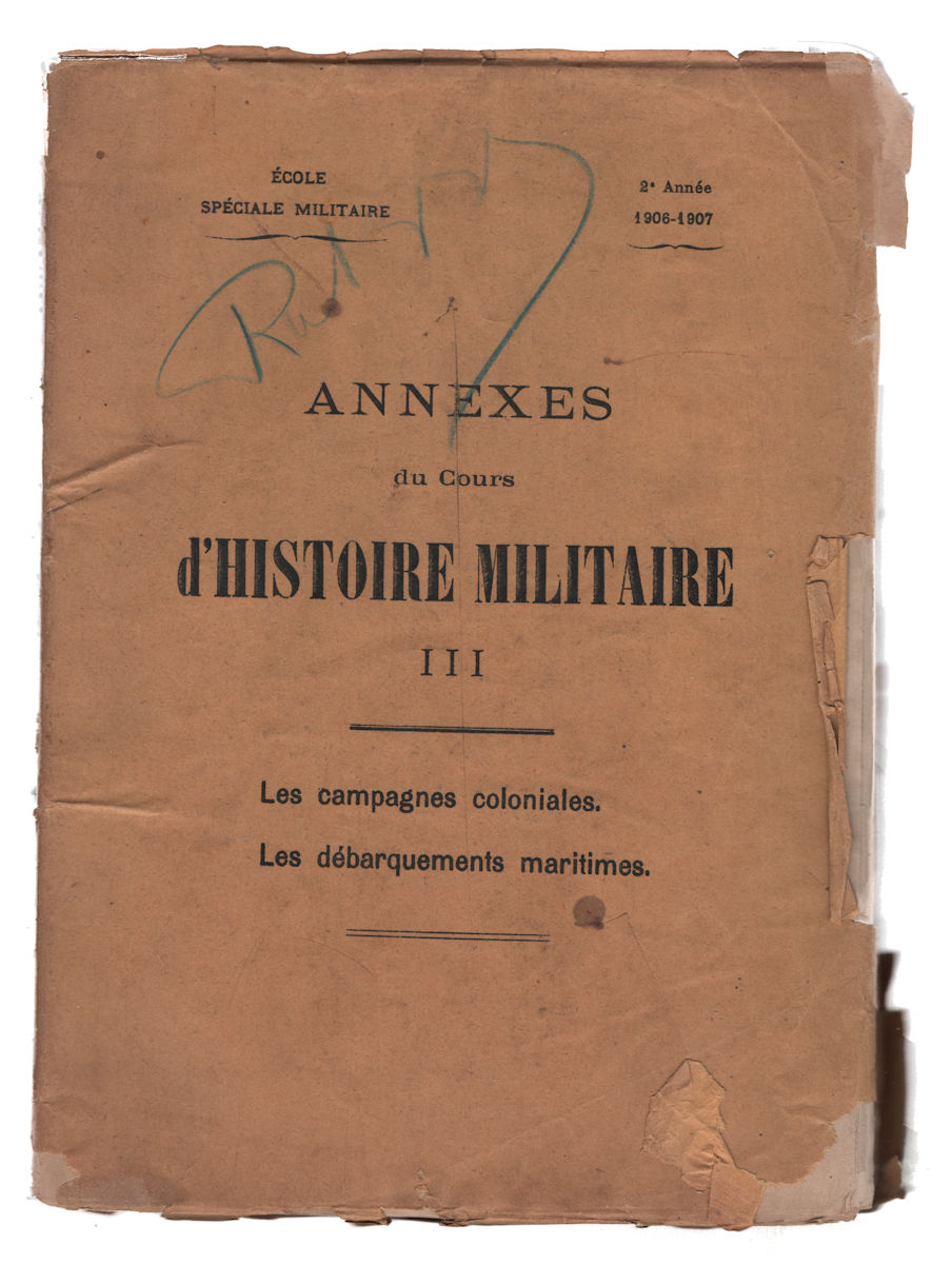 gl_42_histoire_1 Annexes du cours d'Histoire Militaire III - 1906-1907 – Image 1