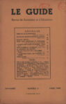 Le Guide - Mars 1940 - Revue de Scoutisme